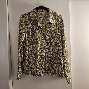 Julie Mitchell Urban Collection Women's Patterned Long Sleeve Shirt